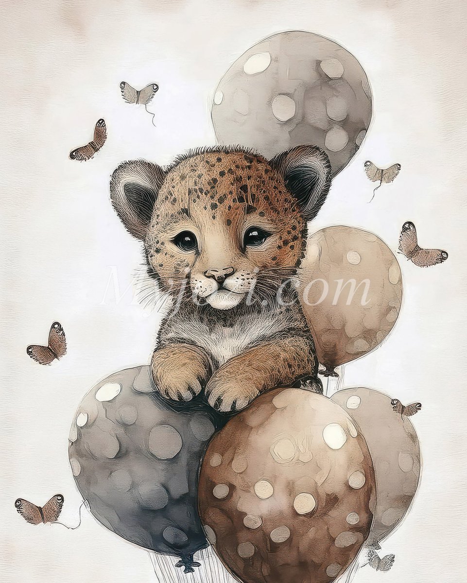 Barnposter Leopoldis Leonel - Den lilla geoparden - Bild 4