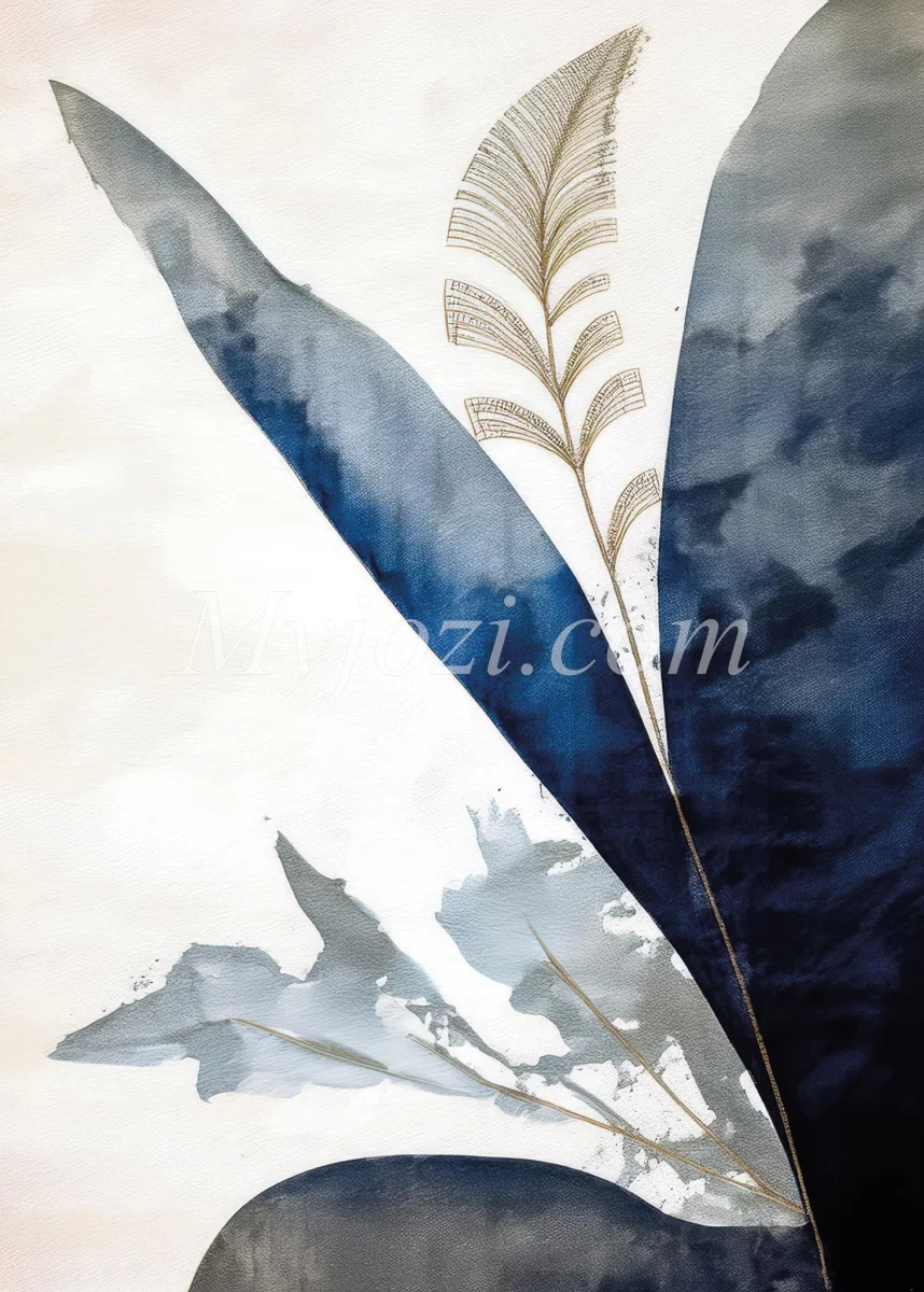 Modern Poster - Havsblå Natur - Bild 2
