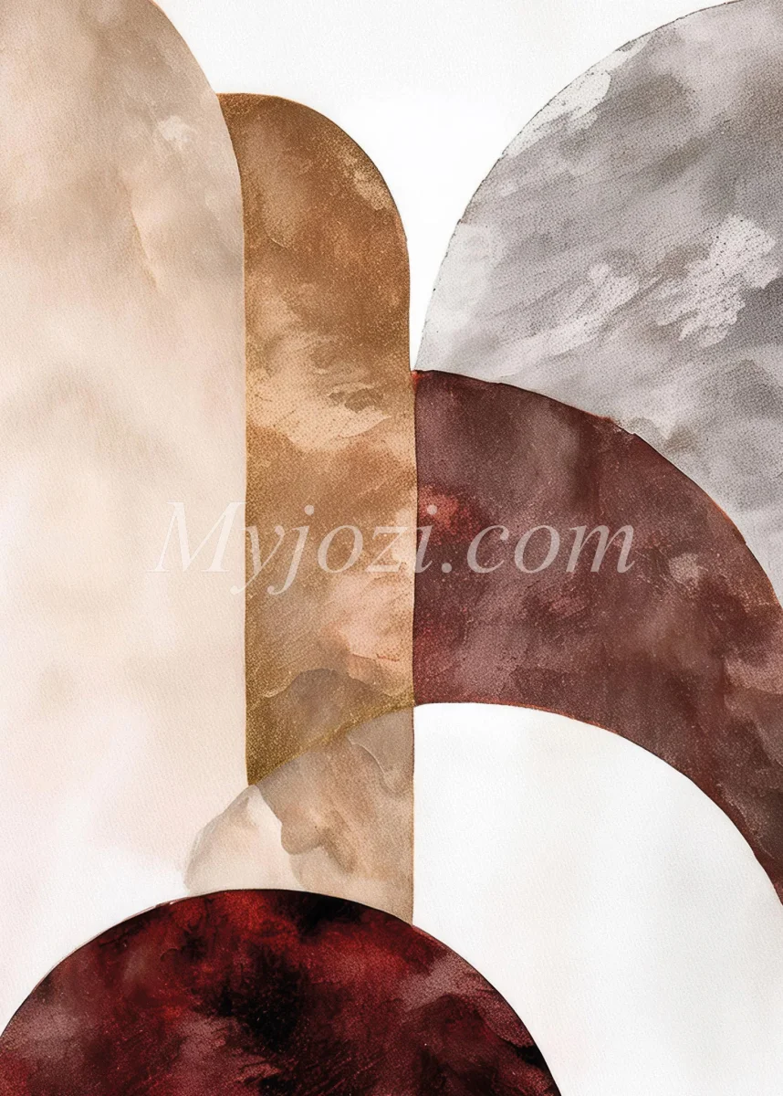 Elegant Abstrakt Poster - Kopparsinnet - Bild 2