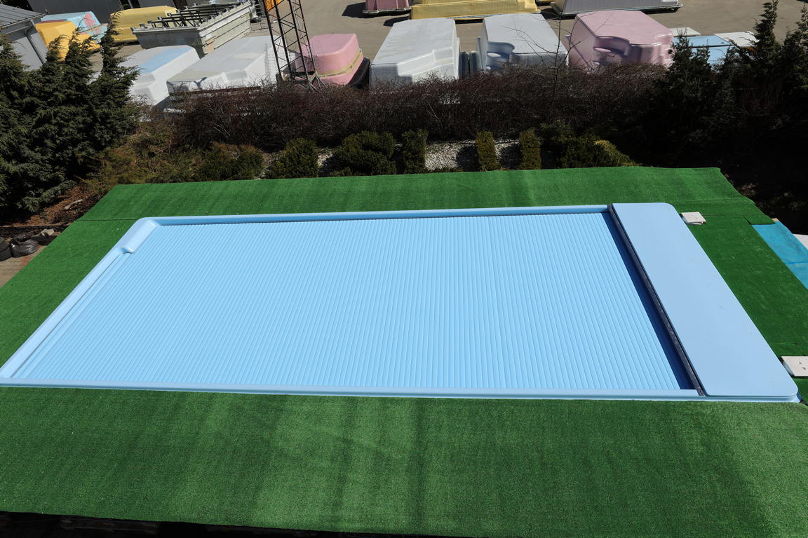 Glasfiberpool Lidingö 8,80 x 3,50 x 1,5m - Bild 5