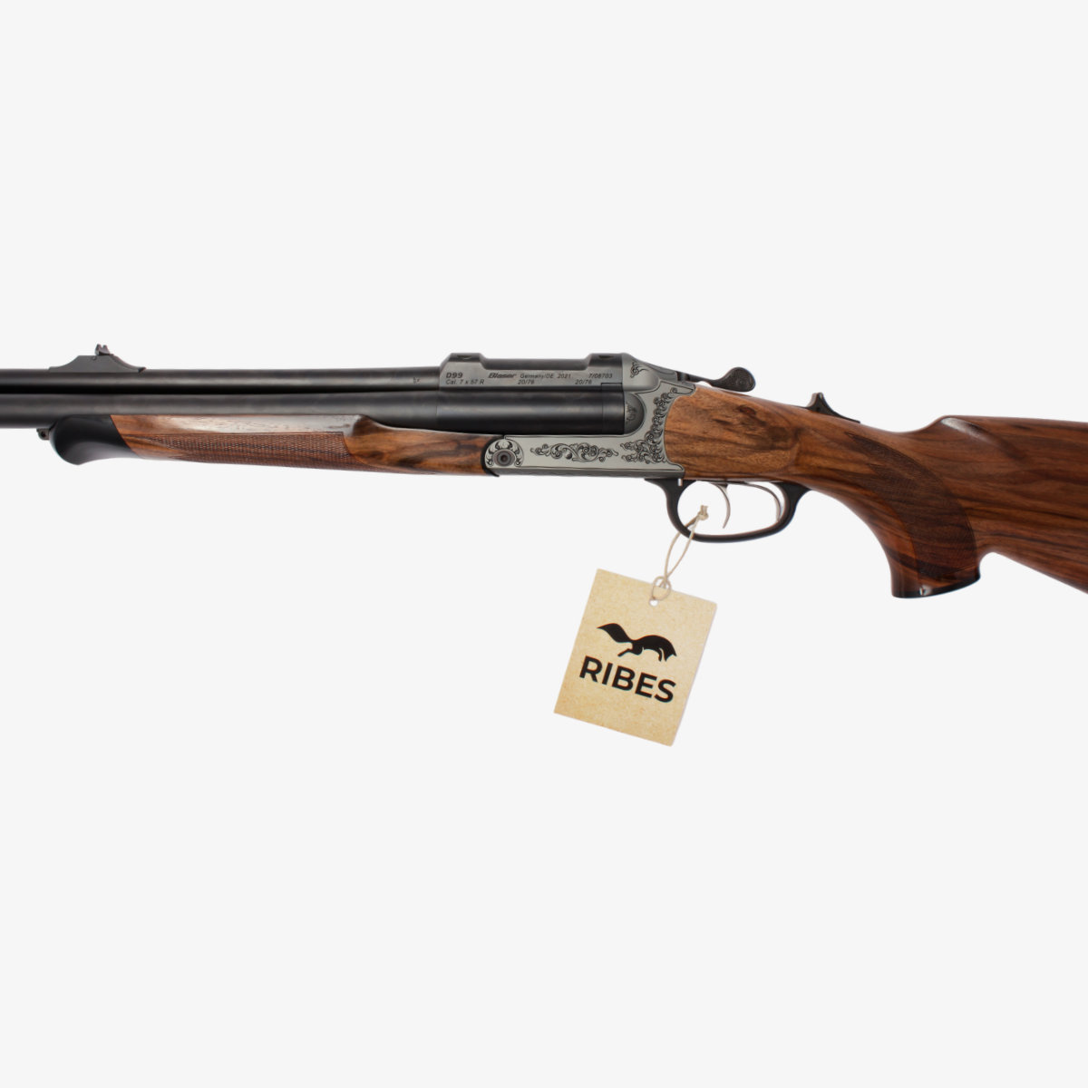 Blaser D99 Luxus Vänster Grade 4 Kaliber 20 / 7x57R Demo Ex. - Bild 3