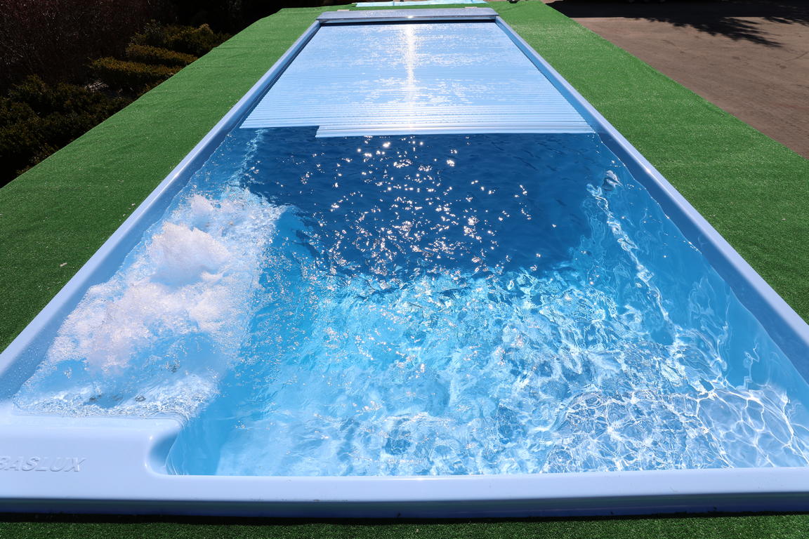 Glasfiberpool Lidingö 8,80 x 3,50 x 1,5m - Bild 7