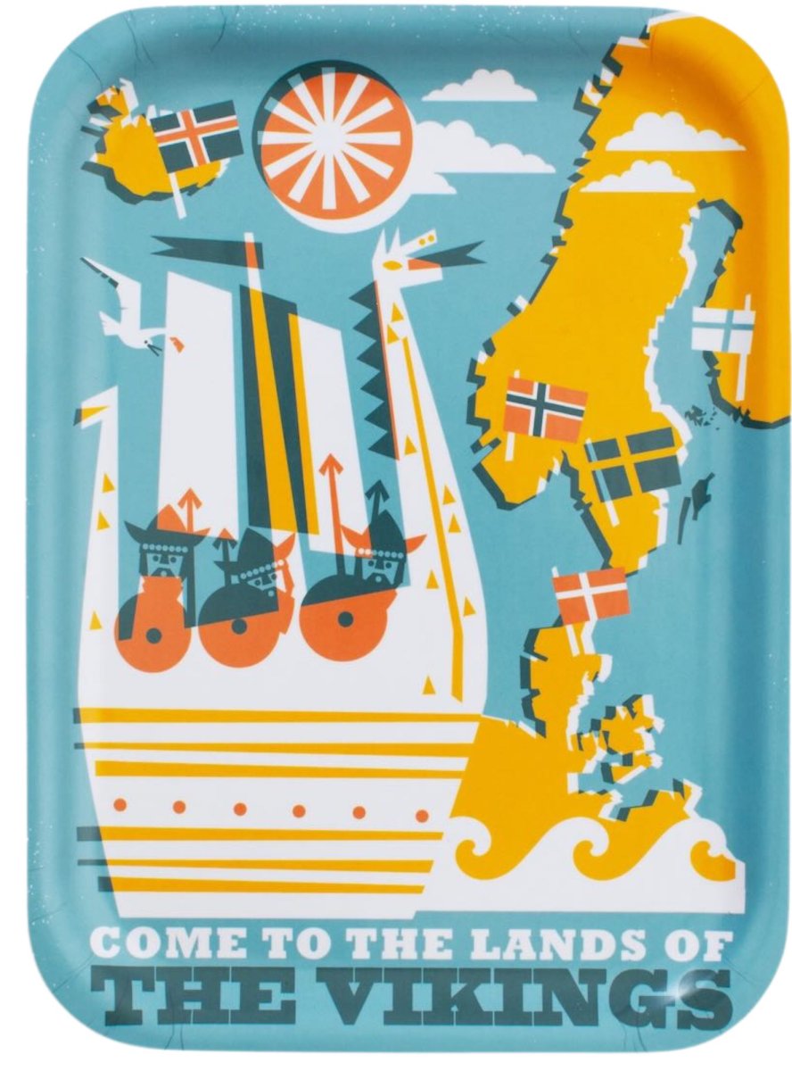 Lands of the Vikings, Bricka 20 x 27 cm - Bild 2