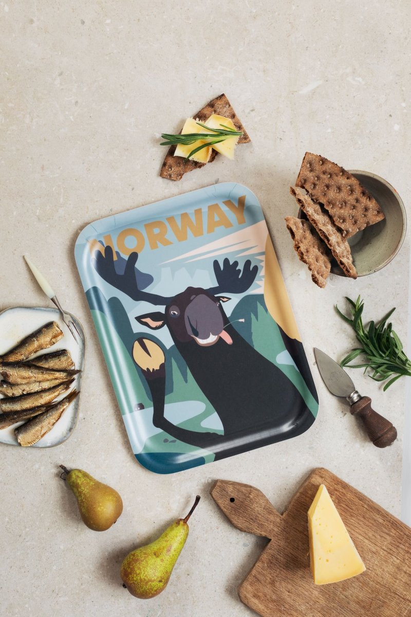 Norwegian Selfie, Bricka 20 x 27 cm - Bild 3