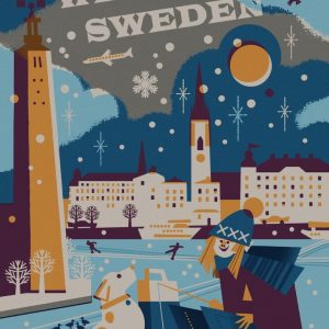 Winter in Sweden by Christina Hägerfors, Vykort