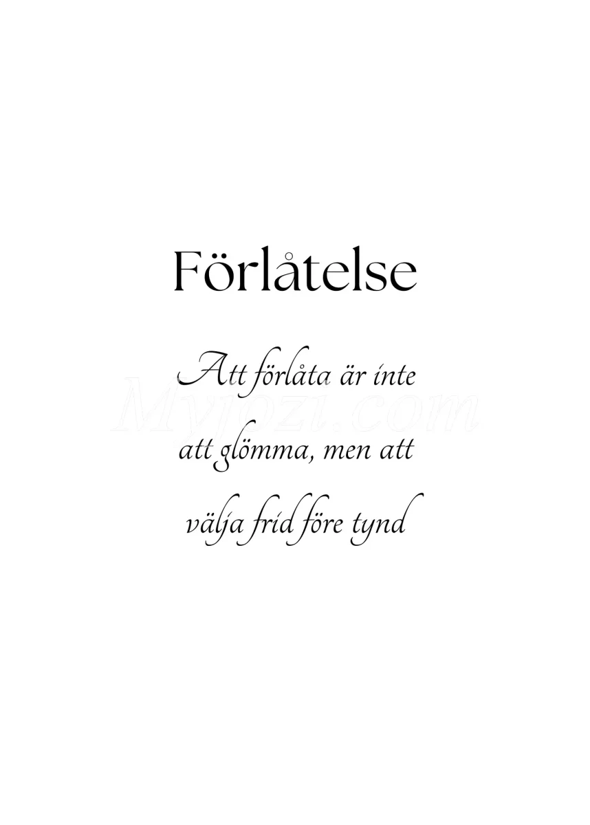 Textposter - Förlåtelse - Bild 2
