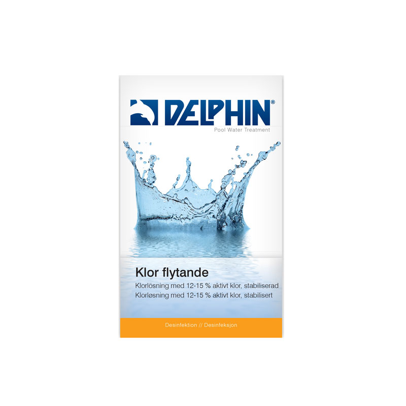 Delphin Pool Klor Flytande - Bild 2