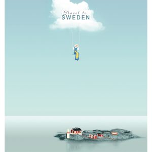 TRAVEL TO SWEDEN BY MAE LIZA MONTIBON, Postcard