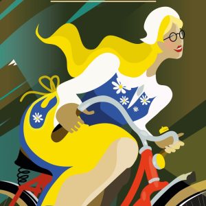 Bike by Jessica Arevärn, Poster 50 x 70 cm