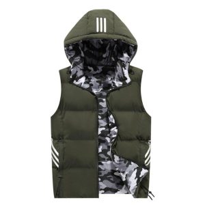 Ärmlös militärjacka