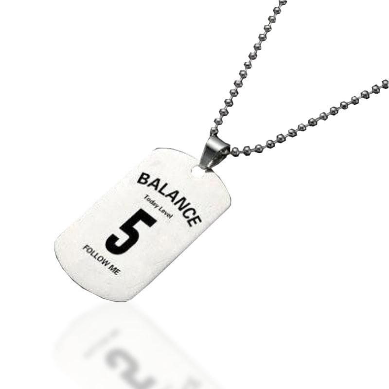 MILITÄRMÄRKE MED TECKEN (SILVER) - Bild 5