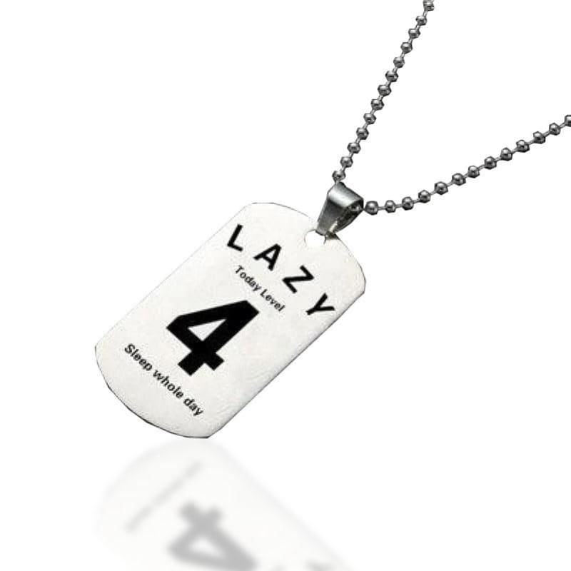 MILITÄRMÄRKE MED TECKEN (SILVER) - Bild 4