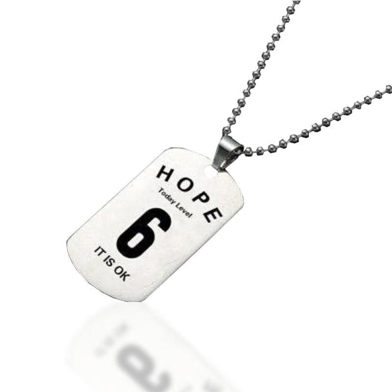 MILITÄRMÄRKE MED TECKEN (SILVER) - Bild 6