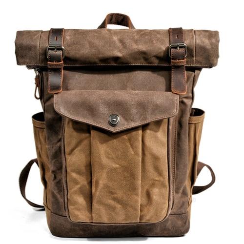 Vintage militär ryggsäck