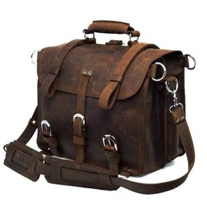 VINTAGE MILITÄR MESSENGER VÄSKA