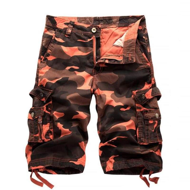 MILITÄRA SHORTS MED RESÅR - Bild 6