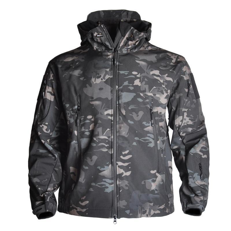 Militär softshell-jacka - Bild 3