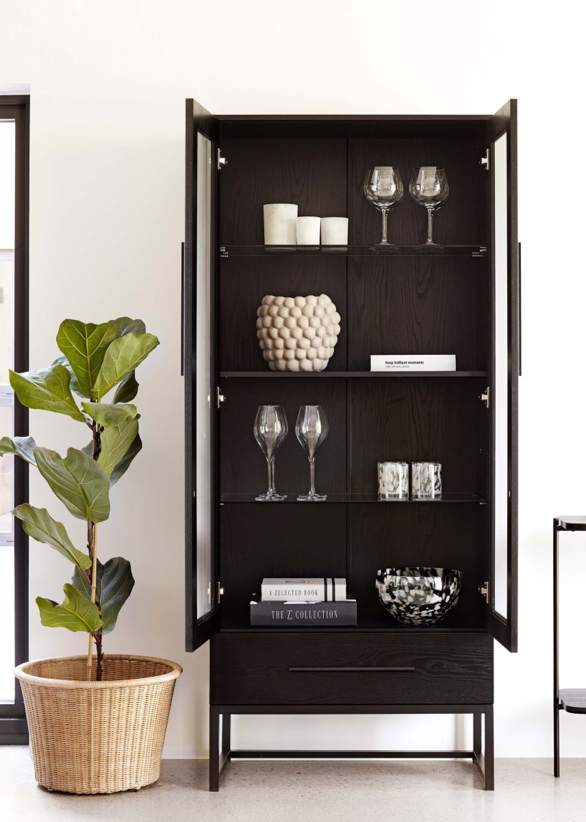 Vitrinskåp Penthouze, Svart - Bild 7