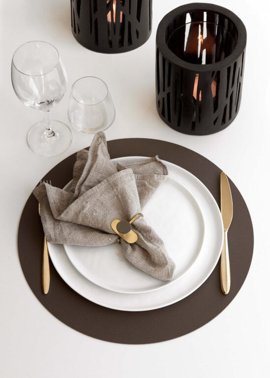Place mate Leone Taupe 4-p - Bild 4